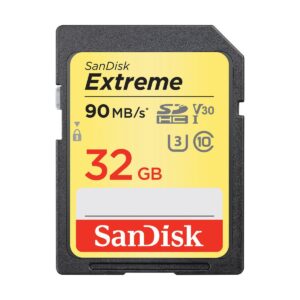 کارت حافظه SanDisk 32GB Extreme UHS-I SDHC V30 Memory Card