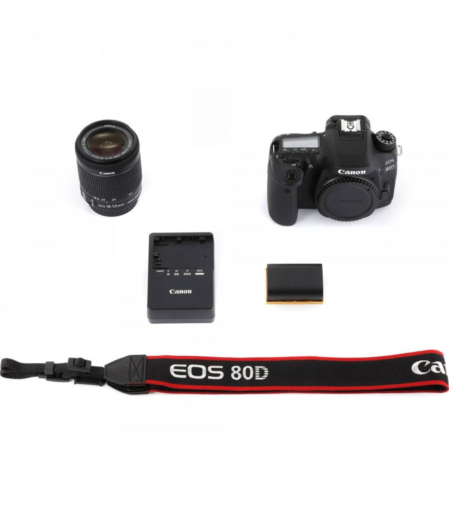 دوربین عکاسی کانن Canon EOS 80D Kit 18-55mm f/3.5-5.6 IS STM